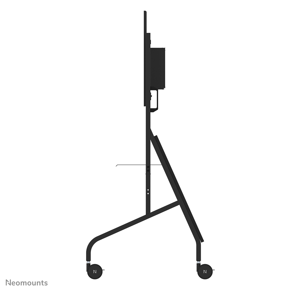 Neomounts FL50-575BL1 Support au sol mobile pour écran 65-110" - étagère multimédia incluse - installation rapide - TÜV